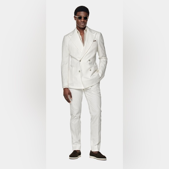 Suitsupply Other - ❌SOLD❌ SUIT SUPPLY WHITE COTTON SUIT JACKET